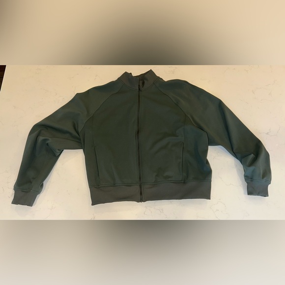 Luluemon Wunder Train Track Jacket - Dark Forest - Picture 6 of 7